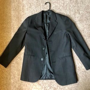 kids size 12 dark gray blazer